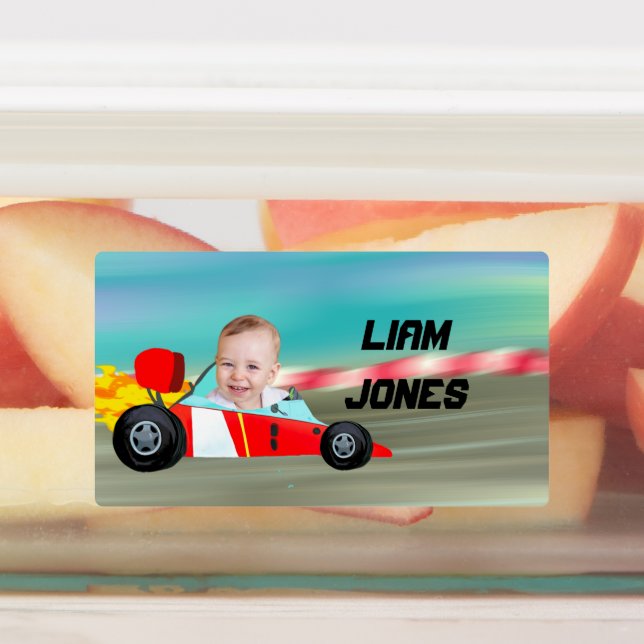 race car custom photo (Affixed)