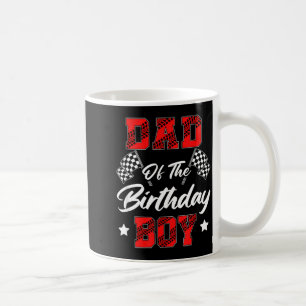 Race Car Dad Of The Birthday Boy Racing Family Pit Coffee Mug