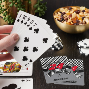 Race Car Design Playing Cards