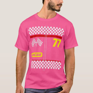 Race Car Driver Costume  for Halloween Boys Mens  T-Shirt