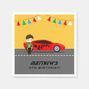 Race Car Driver Napkin