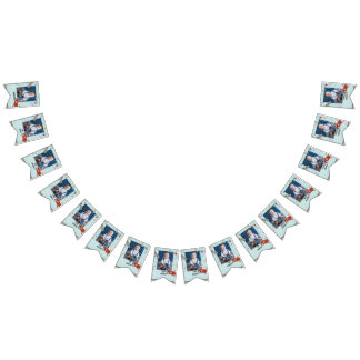 Race Car Engine Monthly Photo Banner Bunting