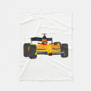 race-car fleece blanket