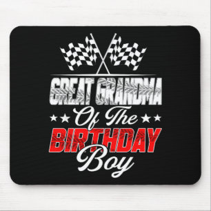Race Car Great Grandma Of The Birthday Boy Racing Mouse Pad