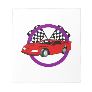 Race Car Logo Notepad