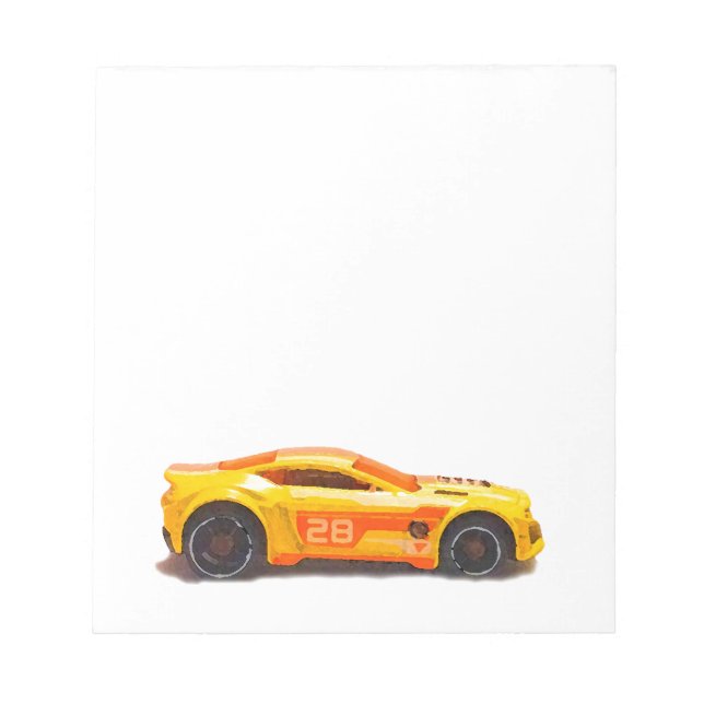 Race Car Notepad (Front)