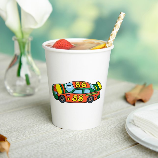 Race Car Number 88 Paper Cups (Creator Uploaded)