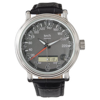 Race Car Odometer Watch