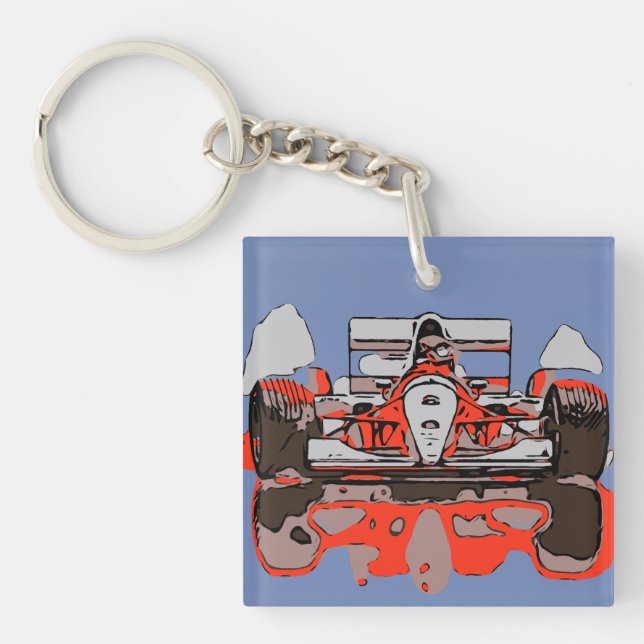 RACE CAR - RAIN MASTER KEYCHAIN (Front)