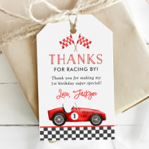 Race Car Red Racing Boy 1st Birthday