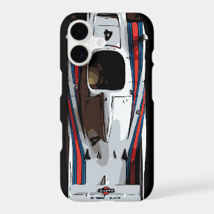 RACE CAR - red, white, blue