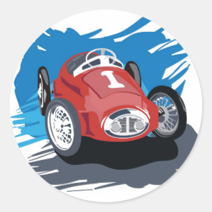 Race Car Sticker