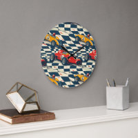 Race Car Themed Clock