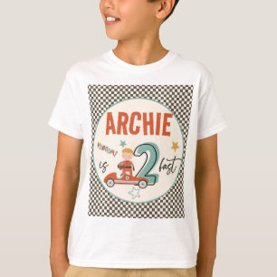  Race Car Themed Kids T-Shirt