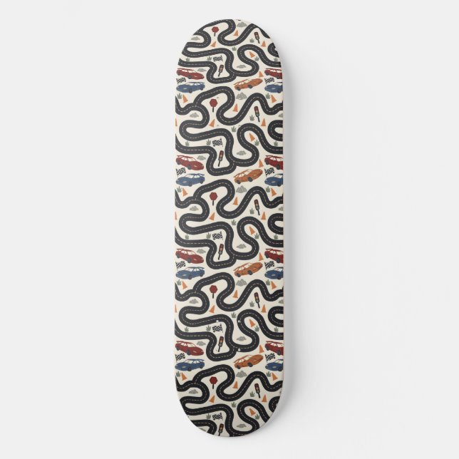 Race Car Track Skateboard (Front)