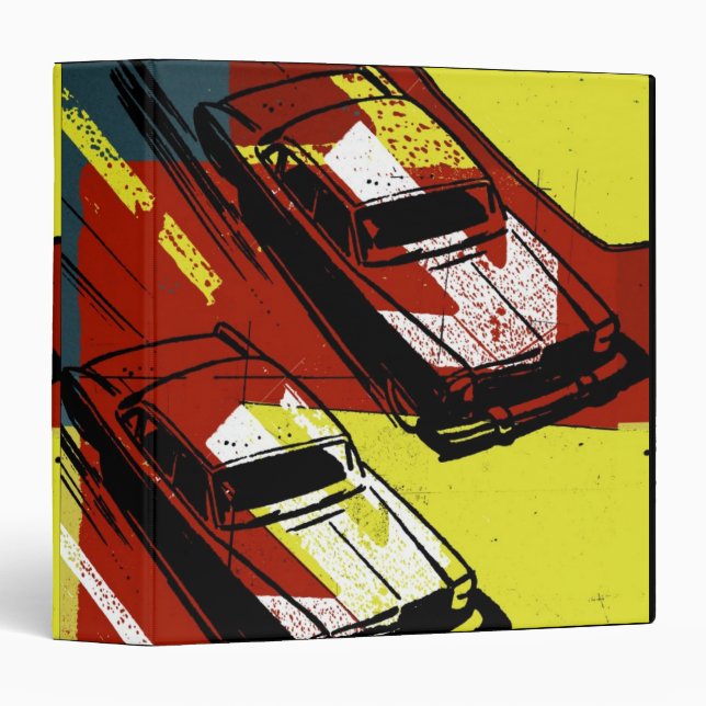 Race Cars Binder (Front/Spine)