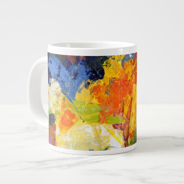 Race Day Large Coffee Mug (Front Left)