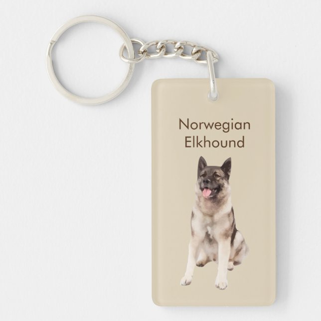 Race de chien d'Elkhound de Norvégien (Devant)