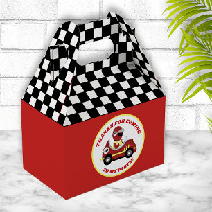 Race Fans Birthday Party Favor Box