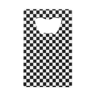 Race Flag Bottle Opener Credit Card Bottle Opener
