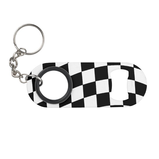 Race Flag Bottle Opener Mini Bottle Opener (Front (Horizontal))