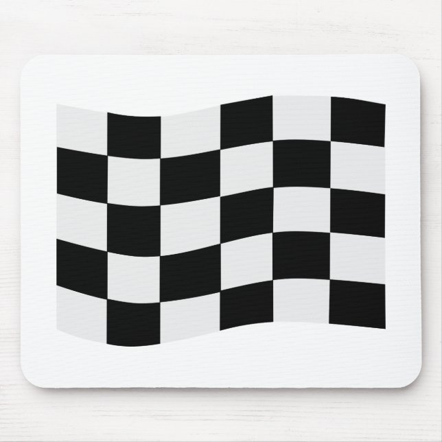 Race Flag Mouse Pad (Front)