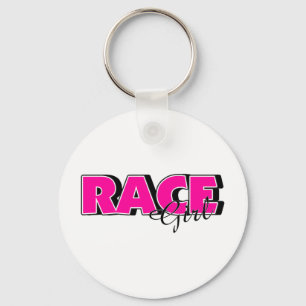 Race Girl Keychain