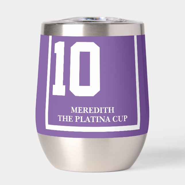 Race Horse 10 Purple Personalized Derby (Front)