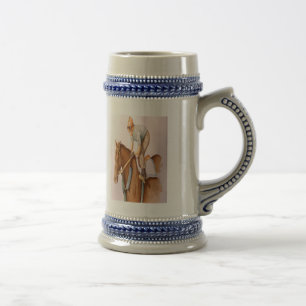 Race Horse and Jockey Beer Stein