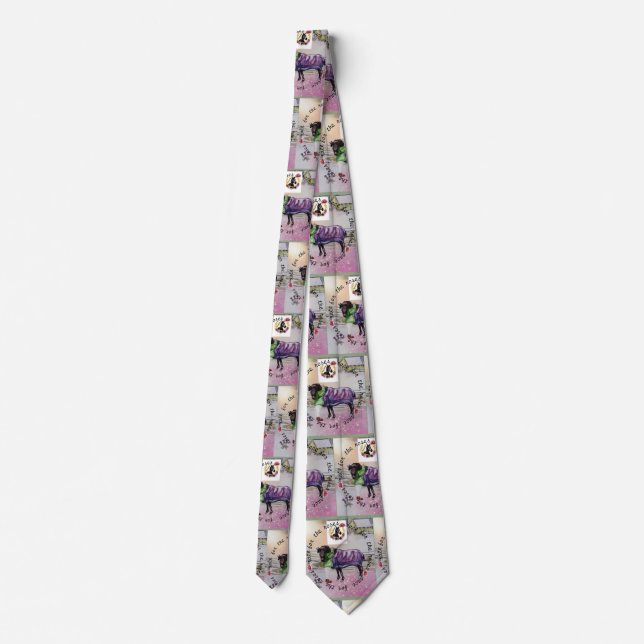 race horse derby tie (Back)