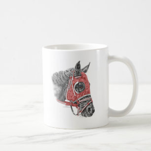Race Horse Portrait Silks Coffee Mug