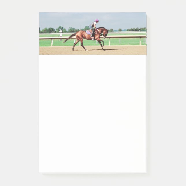 Race Horse Post-it Notes (Front)