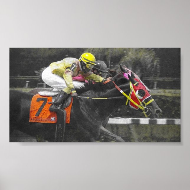 Race Horse Poster (Front)