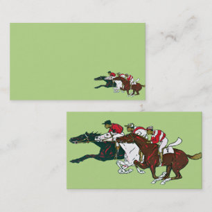 Race Horses Business Card
