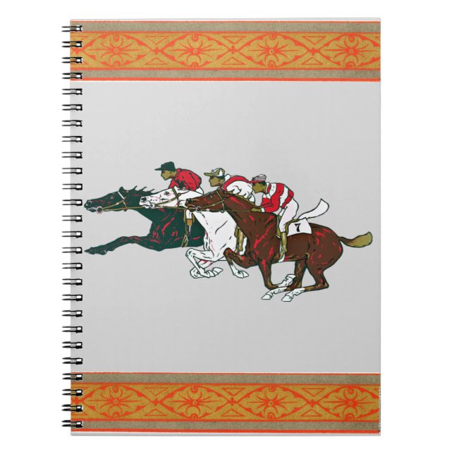 Race Horses Notebook (Front)