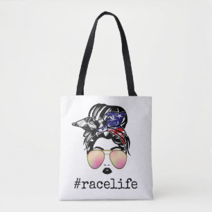 Race Life Tote Bag