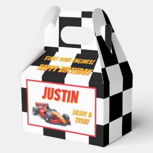 Race on Over 4.5"w x 2.75"l x 5.5"h Favor Box