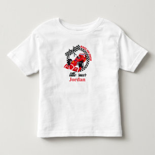 Race On Over Red Race Car Any Age Birthday Toddler T-shirt