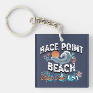 Race Point Beach, Cape Cod, Massachusetts Keychain