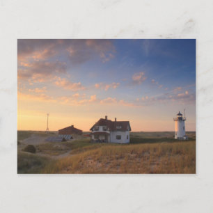Race Point Lighthouse Cape Cod National Seashore Postcard