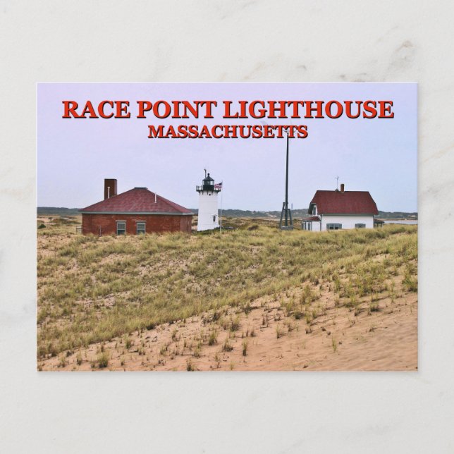 Race Point Lighthouse, Massachusetts Postcard (Front)