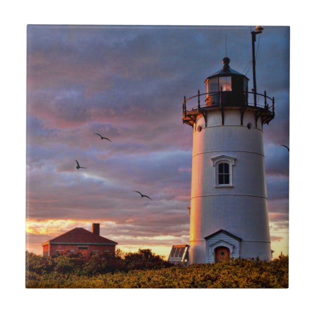 Race Point Lighthouse Tile (Front)