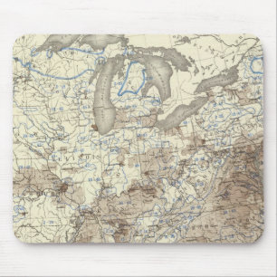 Race Population Density 1870 Mouse Pad