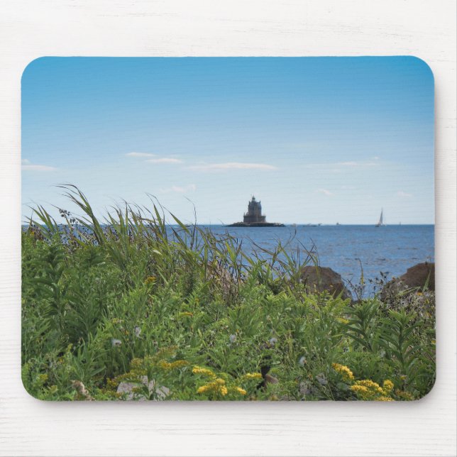 Race Rock Light - Fishers Island, NY Mouse Pad (Front)