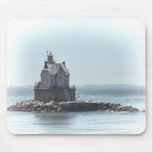 Race Rock Lighthouse - In A Lighter Tone Mouse Pad