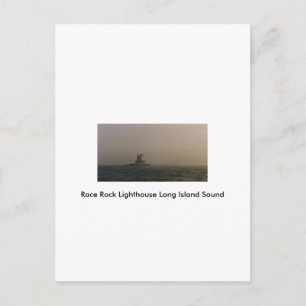 Race Rock Lighthouse Long Island Sound Postcard