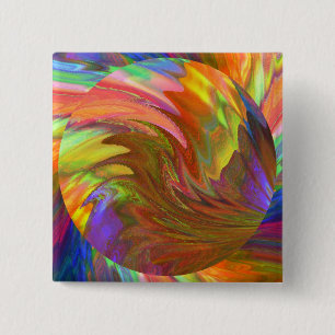 Race the Sun 2 Inch Square Button