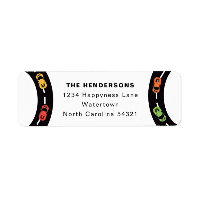 Race Track Boys 4e anniversaire Blanc (Devant)