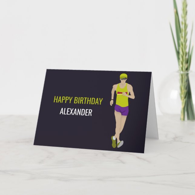 Race Walking Card (Front)