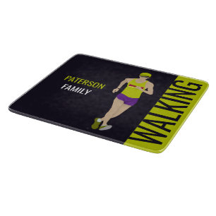 Race Walking Cutting Board